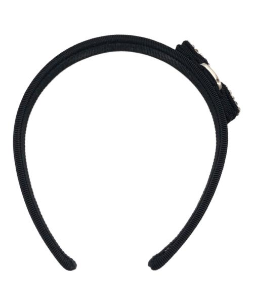 Salvatore Ferragamo（サルヴァトーレ フェラガモ）Salvatore Ferragamo (サルヴァトーレ フェラガモ) カチューシャ ブラックの古着・服飾アイテム