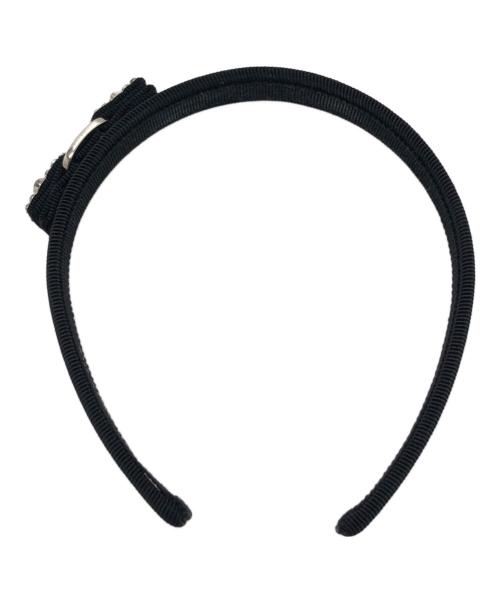 Salvatore Ferragamo（サルヴァトーレ フェラガモ）Salvatore Ferragamo (サルヴァトーレ フェラガモ) カチューシャ ブラックの古着・服飾アイテム