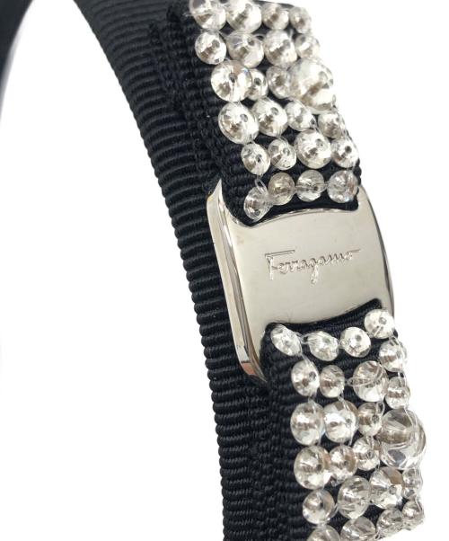 Salvatore Ferragamo（サルヴァトーレ フェラガモ）Salvatore Ferragamo (サルヴァトーレ フェラガモ) カチューシャ ブラックの古着・服飾アイテム