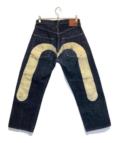 EVISU（エヴィス）EVISU (エヴィス) 大黒カモメプリントデニムパンツ インディゴ サイズ:Ｗ32Ｌ35の古着・服飾アイテム