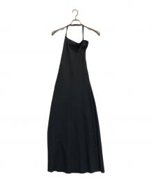 LE CIEL BLEU（ルシェルブルー）の古着「Maxi Apron Dress」｜ブラック