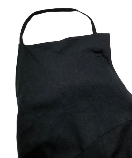 LE CIEL BLEU（ルシェルブルー）LE CIEL BLEU (ルシェルブルー) Maxi Apron Dress ブラック サイズ:36の古着・服飾アイテム