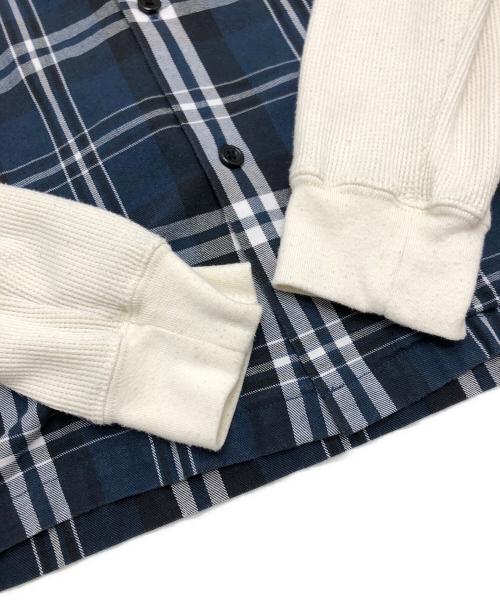 SUPREME（シュプリーム）SUPREME (シュプリーム) サーマルワークシャツ ネイビー サイズ:Mの古着・服飾アイテム
