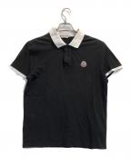 MONCLERモンクレール）の古着「ポロシャツ」｜ブラック