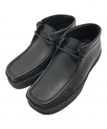 YUKS（ユックス）の古着「モカシンレザーシューズ」｜ブラック