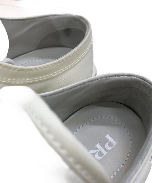 PRADA（プラダ）PRADA (プラダ) ダブルホイール ナイロンギャバジン スニーカー ホワイト サイズ:37の古着・服飾アイテム