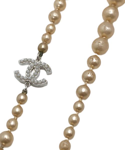 CHANEL（シャネル）CHANEL (シャネル) パールネックレス アイボリーの古着・服飾アイテム