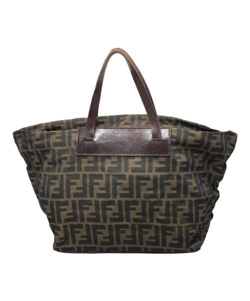 FENDI（フェンディ）FENDI (フェンディ) ズッカ柄バッグ ブラウンの古着・服飾アイテム