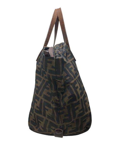 FENDI（フェンディ）FENDI (フェンディ) ズッカ柄バッグ ブラウンの古着・服飾アイテム