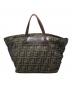 FENDI (フェンディ) ズッカ柄バッグ ブラウン：14000円