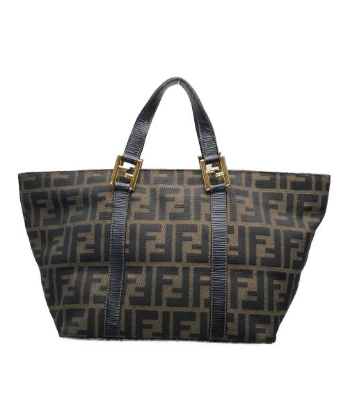 FENDI（フェンディ）FENDI (フェンディ) ズッカ柄ハンドバッグ ブラウン サイズ:表記なしの古着・服飾アイテム