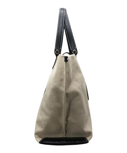 LACUCCI（イアクッチ）LACUCCI (イアクッチ) ソルベット M トートバッグ キャンバス アイボリーの古着・服飾アイテム