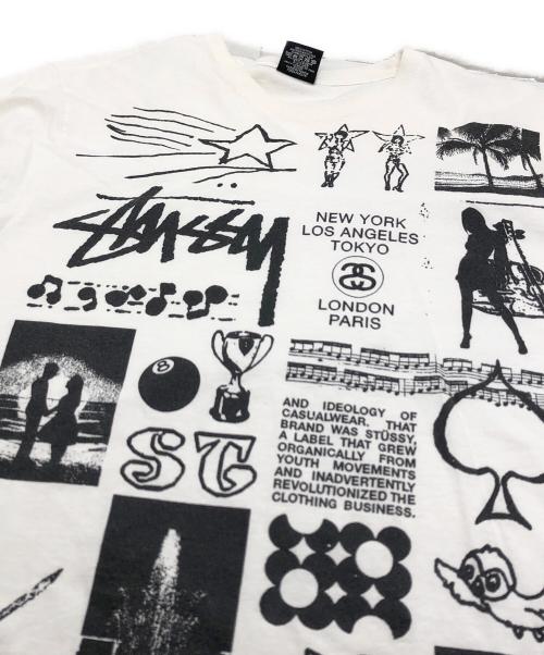 stussy（ステューシー）stussy (ステューシー) Tシャツ ホワイト サイズ:Mの古着・服飾アイテム