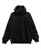 CHROME HEARTS×氷室京介クロムハーツ×）の古着「ダガープリントプルオーバーパーカー」｜ブラック