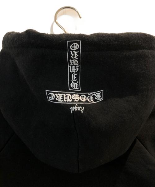 CHROME HEARTS（クロムハーツ）CHROME HEARTS (クロムハーツ) 氷室京介 ダガープリントプルオーバーパーカー ブラック サイズ:LARGEの古着・服飾アイテム