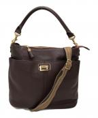 ATAOアタオ）の古着「2WAYバッグ」｜ブラウン