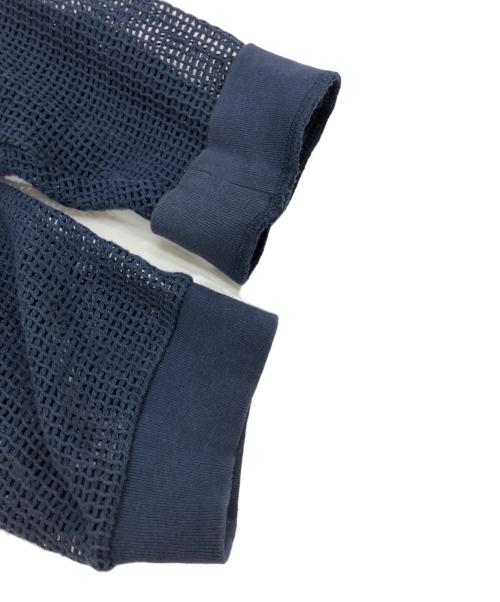 stussy（ステューシー）stussy (ステューシー) メッシュカットソー ネイビー サイズ:XLの古着・服飾アイテム