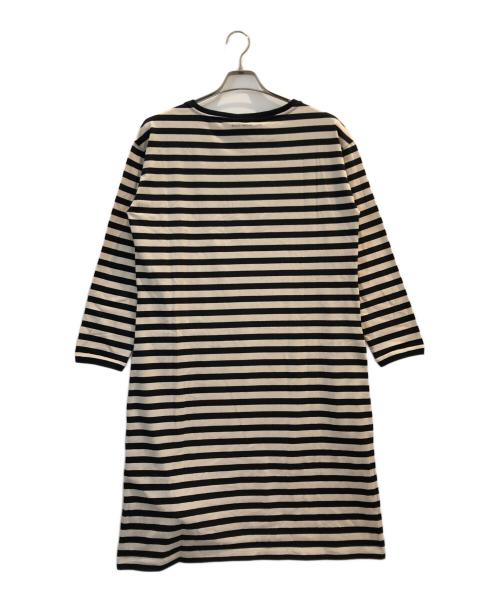 MaxMara（マックスマーラ）MaxMara (マックスマーラ) ボーダーワンピース ベージュ サイズ:L 未使用品の古着・服飾アイテム