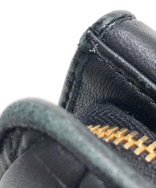 MIU MIU（ミュウミュウ）MIU MIU (ミュウミュウ) 二つ折り財布 ブラック サイズ:表記なしの古着・服飾アイテム