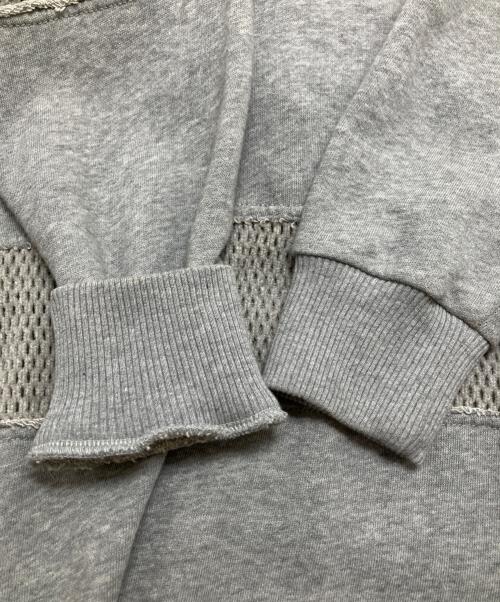 DIESEL（ディーゼル）DIESEL (ディーゼル) メッシュ切替パーカー グレー サイズ:XSの古着・服飾アイテム