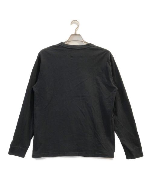 YOHJI YAMAMOTO（ヨウジヤマモト）YOHJI YAMAMOTO (ヨウジヤマモト) New Era (ニューエラ) ロゴプリントカットソー ブラック サイズ:4の古着・服飾アイテム