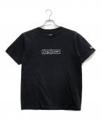 YOHJI YAMAMOTO×New Eraヨウジヤマモト×ニューエラ）の古着「ロゴTシャツ」｜ブラック