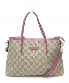GUCCIグッチ）の古着「2WAYトートバッグ」｜ベージュ