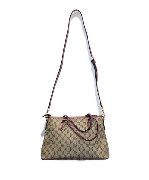 GUCCI（グッチ）GUCCI (グッチ) 2WAYトートバッグ ベージュ サイズ:表記なしの古着・服飾アイテム