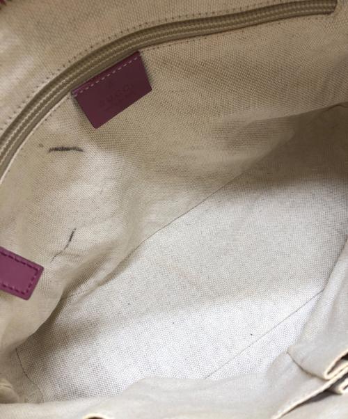 GUCCI（グッチ）GUCCI (グッチ) 2WAYトートバッグ ベージュ サイズ:表記なしの古着・服飾アイテム