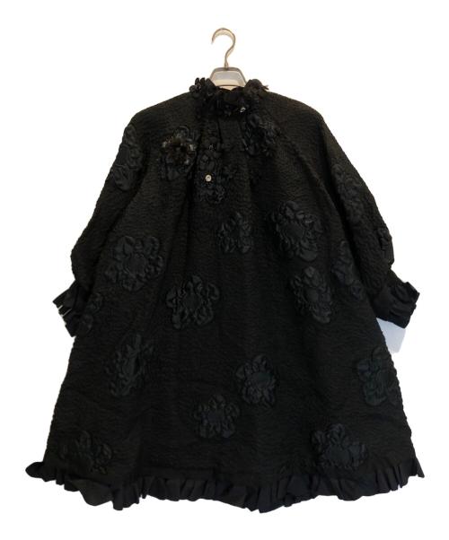 FENDI（フェンディ）FENDI (フェンディ) フワラー装飾ワンピース ブラック サイズ:40の古着・服飾アイテム