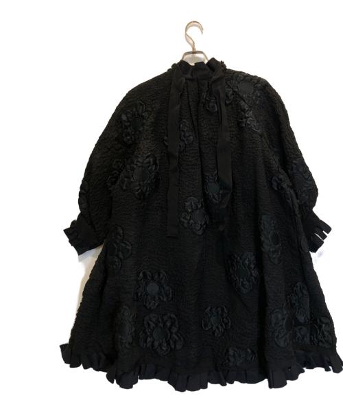 FENDI（フェンディ）FENDI (フェンディ) フワラー装飾ワンピース ブラック サイズ:40の古着・服飾アイテム