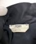 中古・古着 FENDI (フェンディ) フワラー装飾ワンピース ブラック サイズ:40：50000円