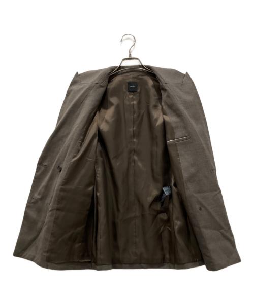 Spick and Span（スピック＆スパン）Spick and Span (スピック＆スパン) ダブルクロスピークドラペルジャケット ブラウン サイズ:FREEの古着・服飾アイテム