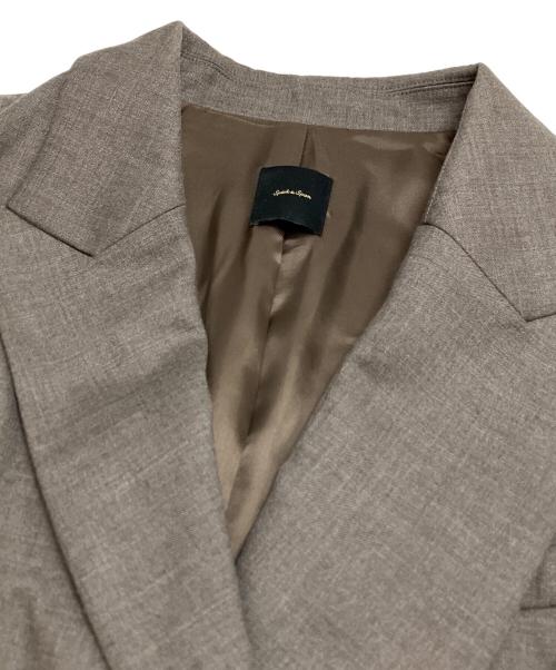 Spick and Span（スピック＆スパン）Spick and Span (スピック＆スパン) ダブルクロスピークドラペルジャケット ブラウン サイズ:FREEの古着・服飾アイテム