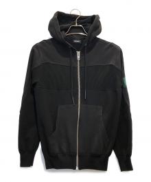 DIESEL（ディーゼル）の古着「ジップパーカー」｜ブラック