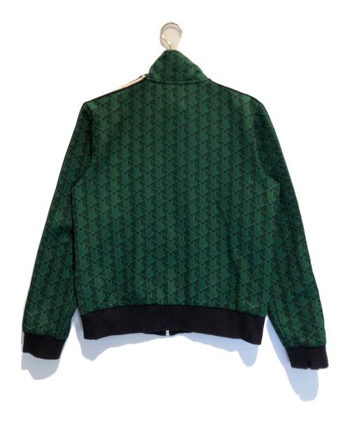 LACOSTE（ラコステ）LACOSTE (ラコステ) モノグラムジャカードトラックジャケット グリーン サイズ:Mの古着・服飾アイテム