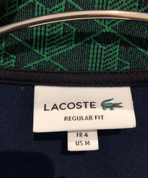 LACOSTE（ラコステ）LACOSTE (ラコステ) モノグラムジャカードトラックジャケット グリーン サイズ:Mの古着・服飾アイテム