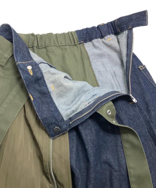 Ameri（アメリ）AMERI (アメリ) ミリタリードッキングスカート インディゴ サイズ:Mの古着・服飾アイテム