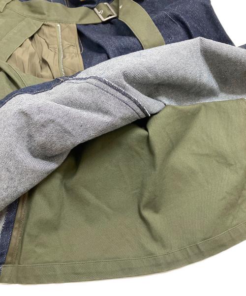 Ameri（アメリ）AMERI (アメリ) ミリタリードッキングスカート インディゴ サイズ:Mの古着・服飾アイテム