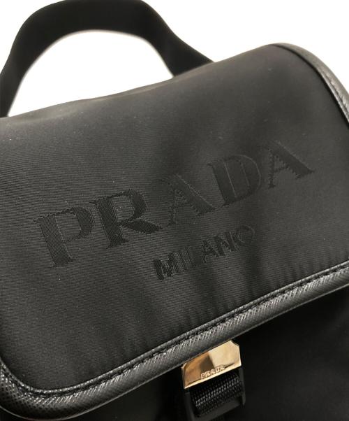 PRADA（プラダ）PRADA (プラダ) ナイロンショルダーバッグ ブラック サイズ:表記なしの古着・服飾アイテム