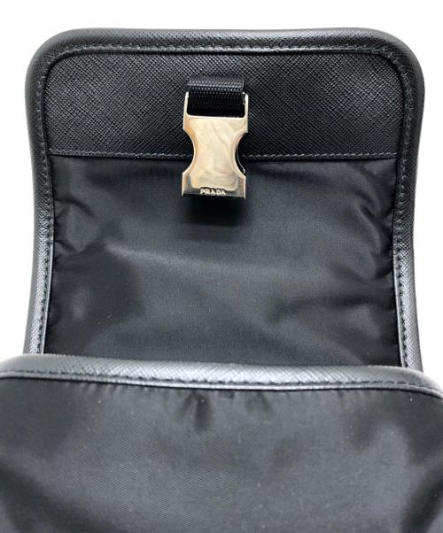 PRADA（プラダ）PRADA (プラダ) ナイロンショルダーバッグ ブラック サイズ:表記なしの古着・服飾アイテム