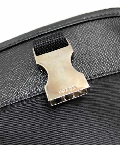 PRADA（プラダ）PRADA (プラダ) ナイロンショルダーバッグ ブラック サイズ:表記なしの古着・服飾アイテム