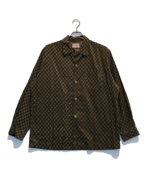 TOWN CRAFT（タウンクラフト）TOWN CRAFT (タウンクラフト) オープンカラーシャツ ブラウン サイズ:M(40-42) 未使用品の古着・服飾アイテム
