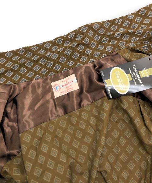 TOWN CRAFT（タウンクラフト）TOWN CRAFT (タウンクラフト) オープンカラーシャツ ブラウン サイズ:M(40-42) 未使用品の古着・服飾アイテム