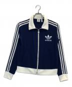 adidas Originalsアディダスオリジナル）の古着「Premium Originals Crepe Track Top」｜ブルー