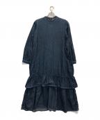 45Rフォーティファイブ・アール）の古着「45プチデニムのティアードフリルドレス」｜インディゴ