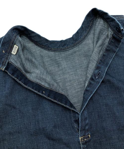 45R（フォーティファイブ・アール）45R (フォーティファイブ・アール) 45プチデニムのティアードフリルドレス インディゴ サイズ:3の古着・服飾アイテム