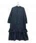 45R (フォーティファイブ・アール) 45プチデニムのティアードフリルドレス インディゴ サイズ:3：40000円