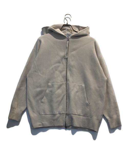 SALON adam et rope'（サロンアダムエロペ）SALON adam et rope' (サロンアダムエロペ) ジップパーカー ベージュ サイズ:Fの古着・服飾アイテム