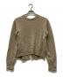 CLANE (クラネ) suzu W FACE CENTER SLIT KNIT TOPS ベージュ サイズ:2：6000円
